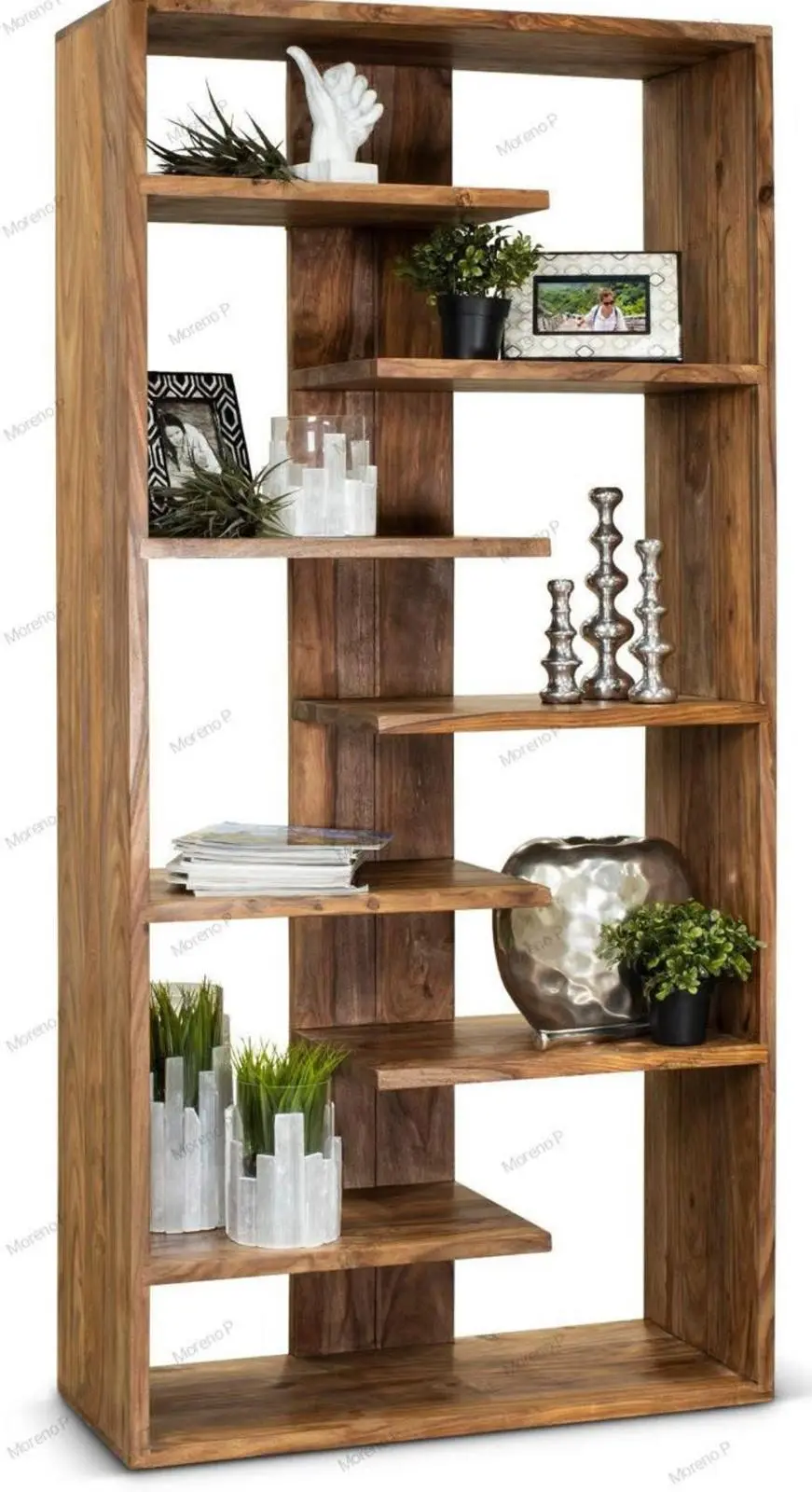 Libreria su misura in legno massello