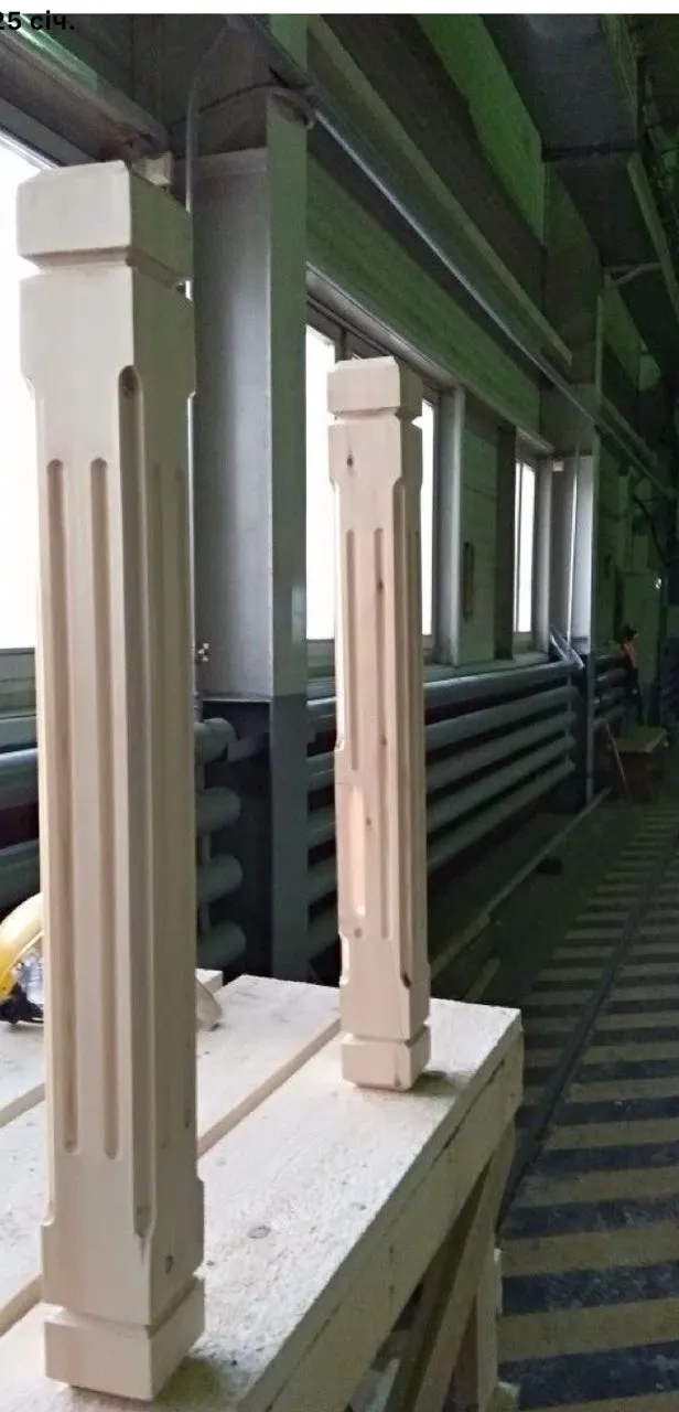 Ringhiere in legno Roma - lavoro 7